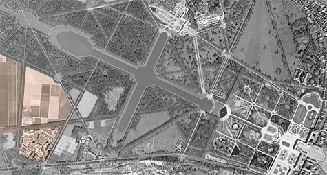 Photo aérienne Versailles